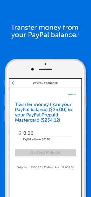 PayPal Prepaid on the App Store