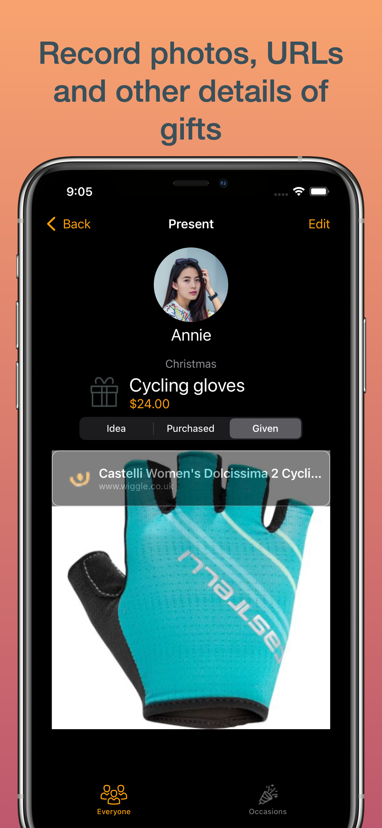 Everyone - Gift Tracker