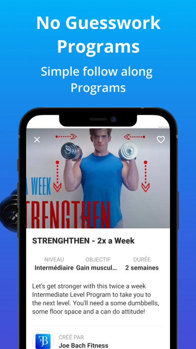 Joe Bach Fitness Screenshot