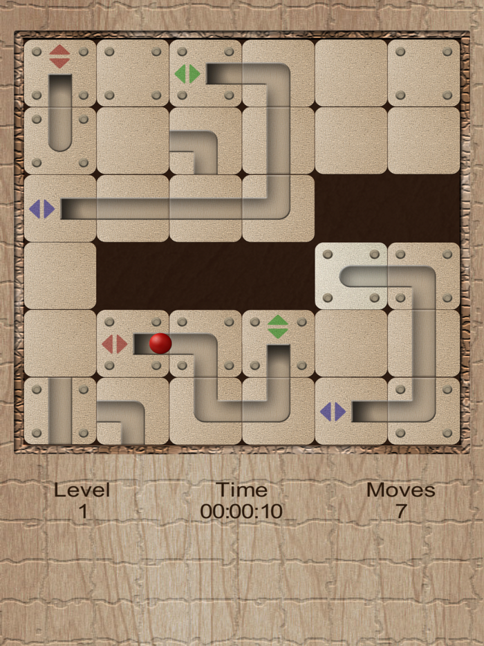 Roll the labyrinth tunnel ball