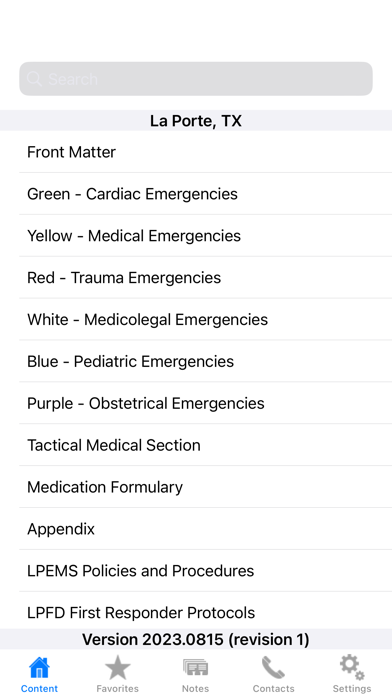 La Porte EMS Screenshot