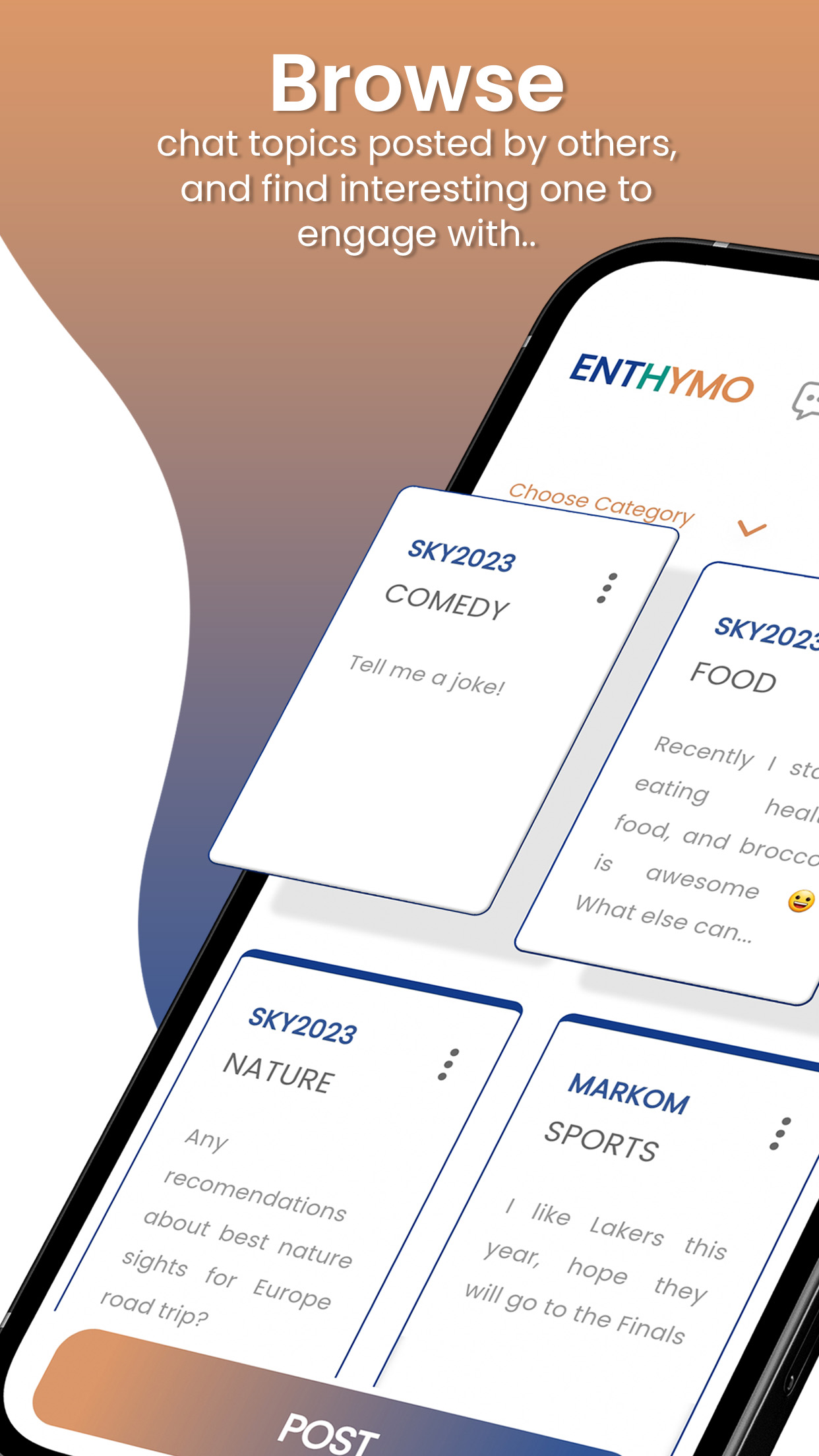 Enthymo: Anonymous Chat Topics