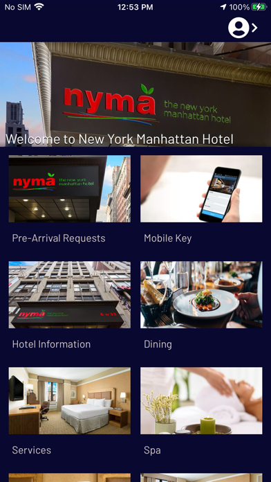 Nyma, The NY Manhattan Hotel Screenshot