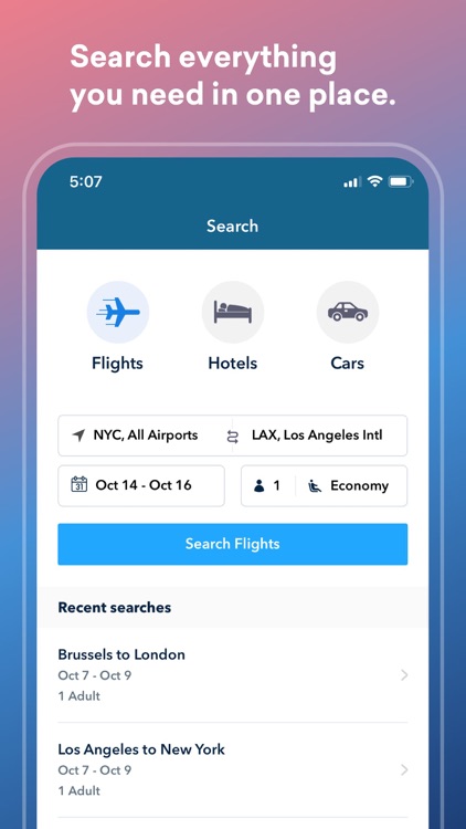 Skiplagged — Flights & Hotels