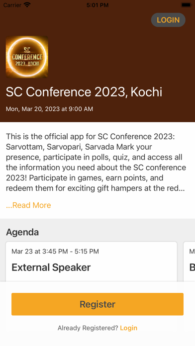 SC Conference 2023 Screenshot