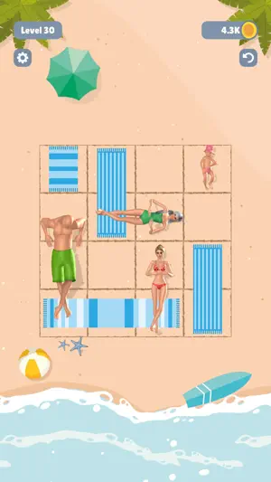 Towel Sort - Beach Edition screenshot 4