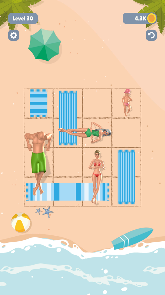 #4. Towel Sort - Beach Edition (iOS) Podle: Brew Games