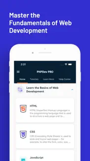 learn php web development pro iphone screenshot 3