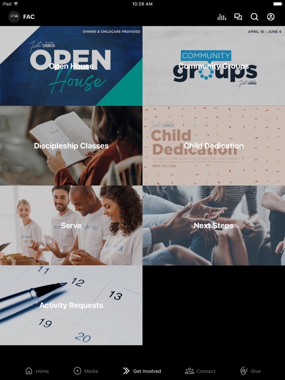 First Assembly Church iPad screenshot 2 - Education app