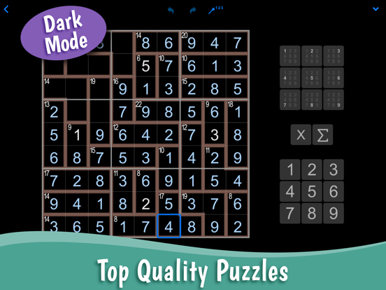 SumSudoku: Killer Sudoku iPad screenshot 4 - Games app