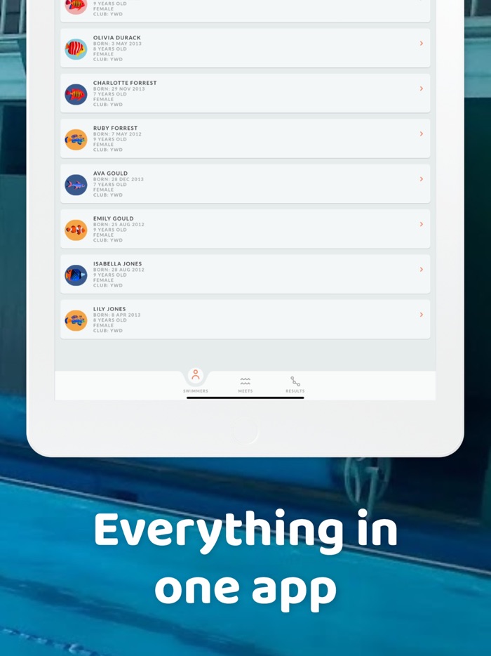 Swim Club Connect Meet Manager