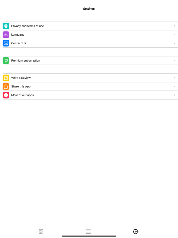 QR Code: Generator iPad screenshot 8 - Utilities app