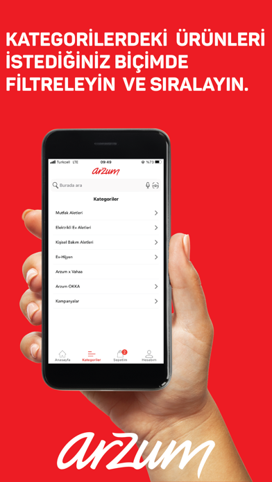 Arzum Online Alışveriş Screenshot