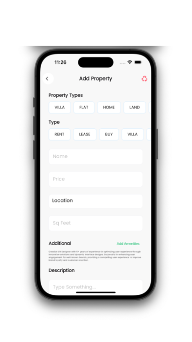 Dizabo Real Estate Vendor Screenshot