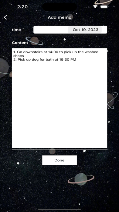 Lamb Quick Notes Screenshot