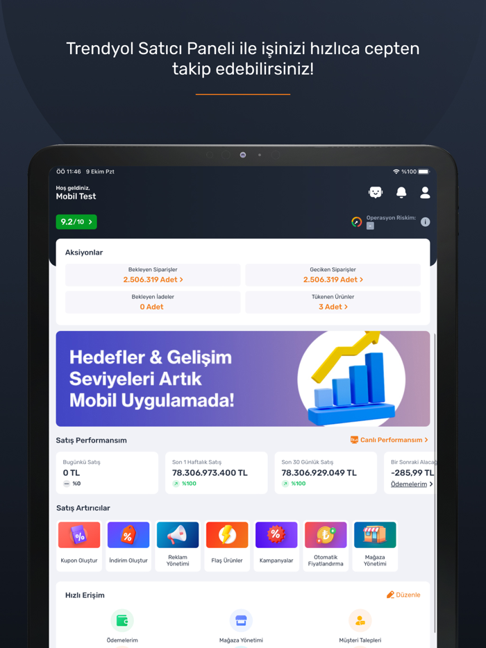 Trendyol Satıcı Paneli