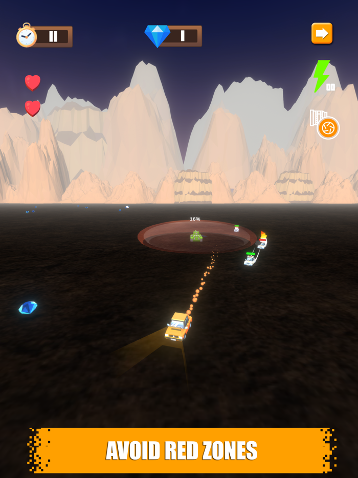 Outlaw chase- win the race