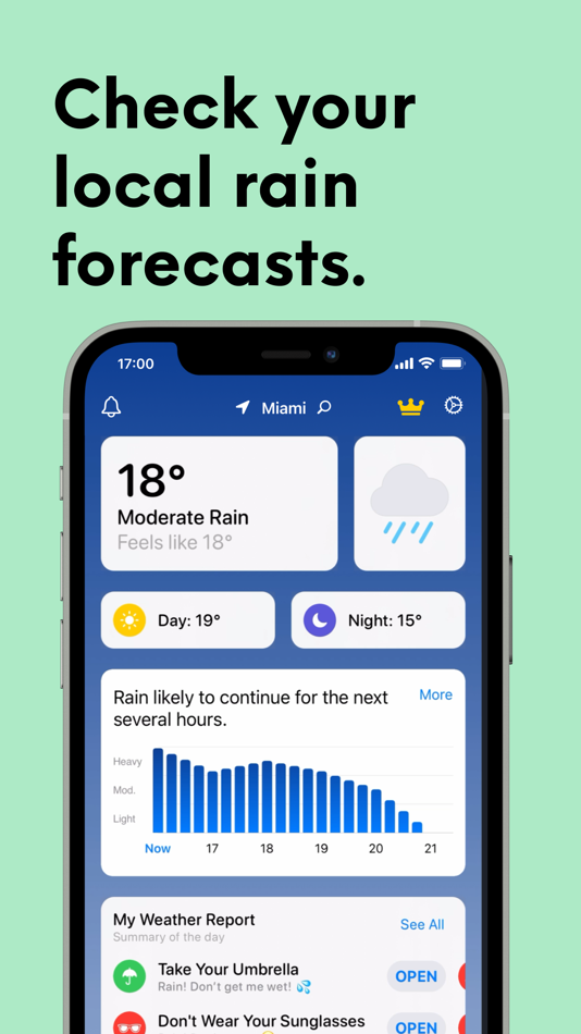 #5. Weather AI: Forecast/Map/Radar (iOS) 由: PB Studios OU