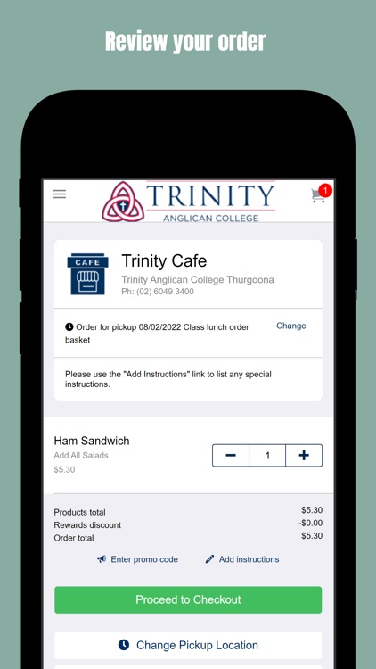 Trinity Anglican College Cafe screenshot-3