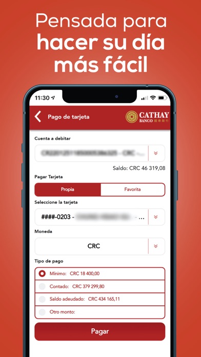 Cathay Banca Móvil Screenshot