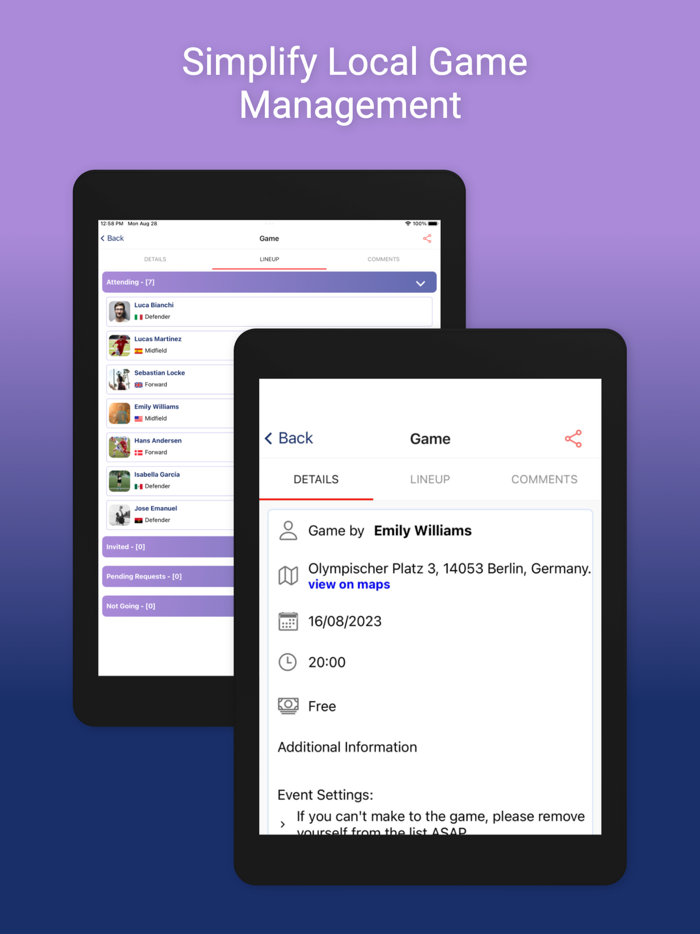 Kickr Social Football App