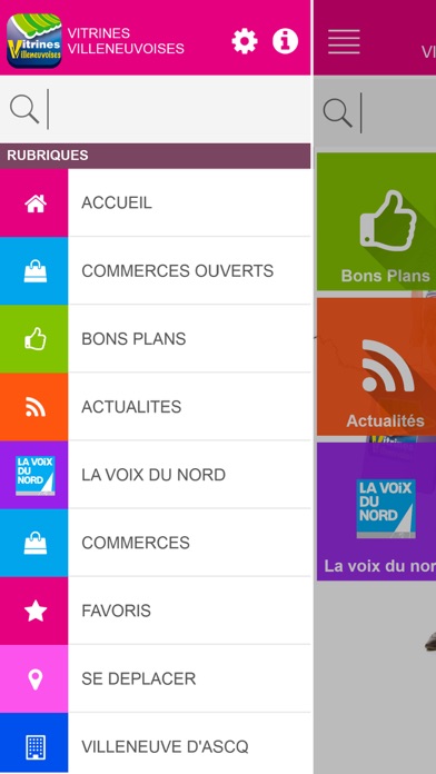 Vitrines Villeneuvoises Screenshot