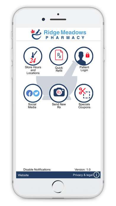 Ridge Meadows Pharmacy Screenshot