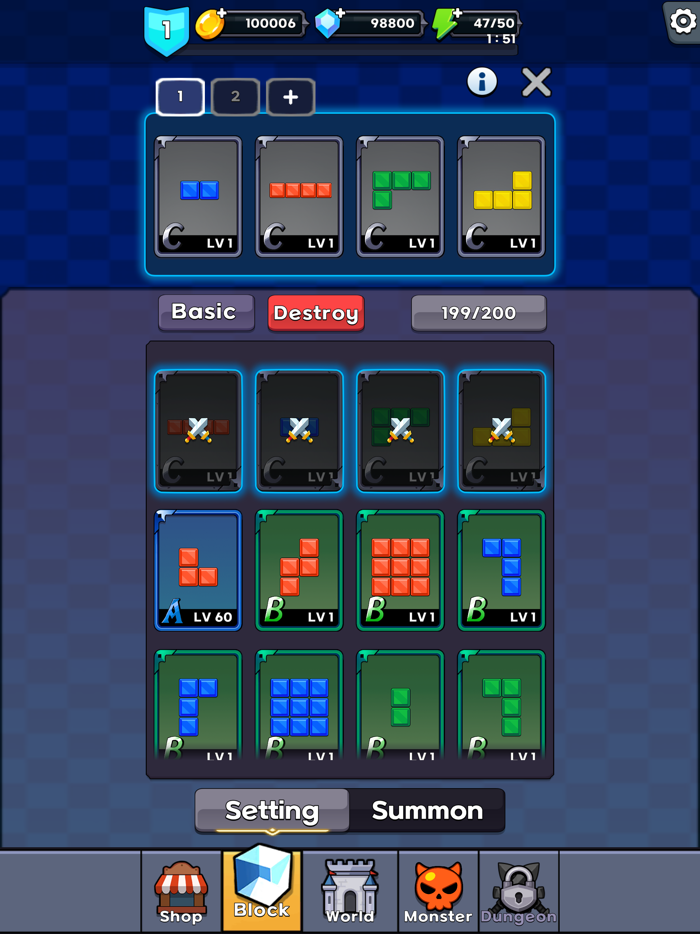 Blockin Monsters Defense