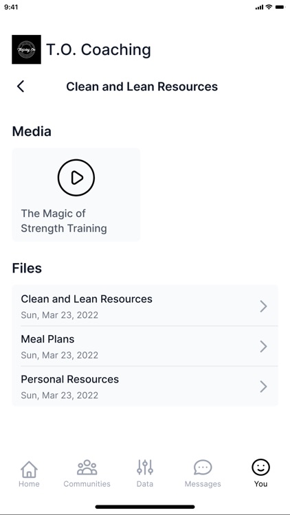 T.O. Coaching screenshot-3