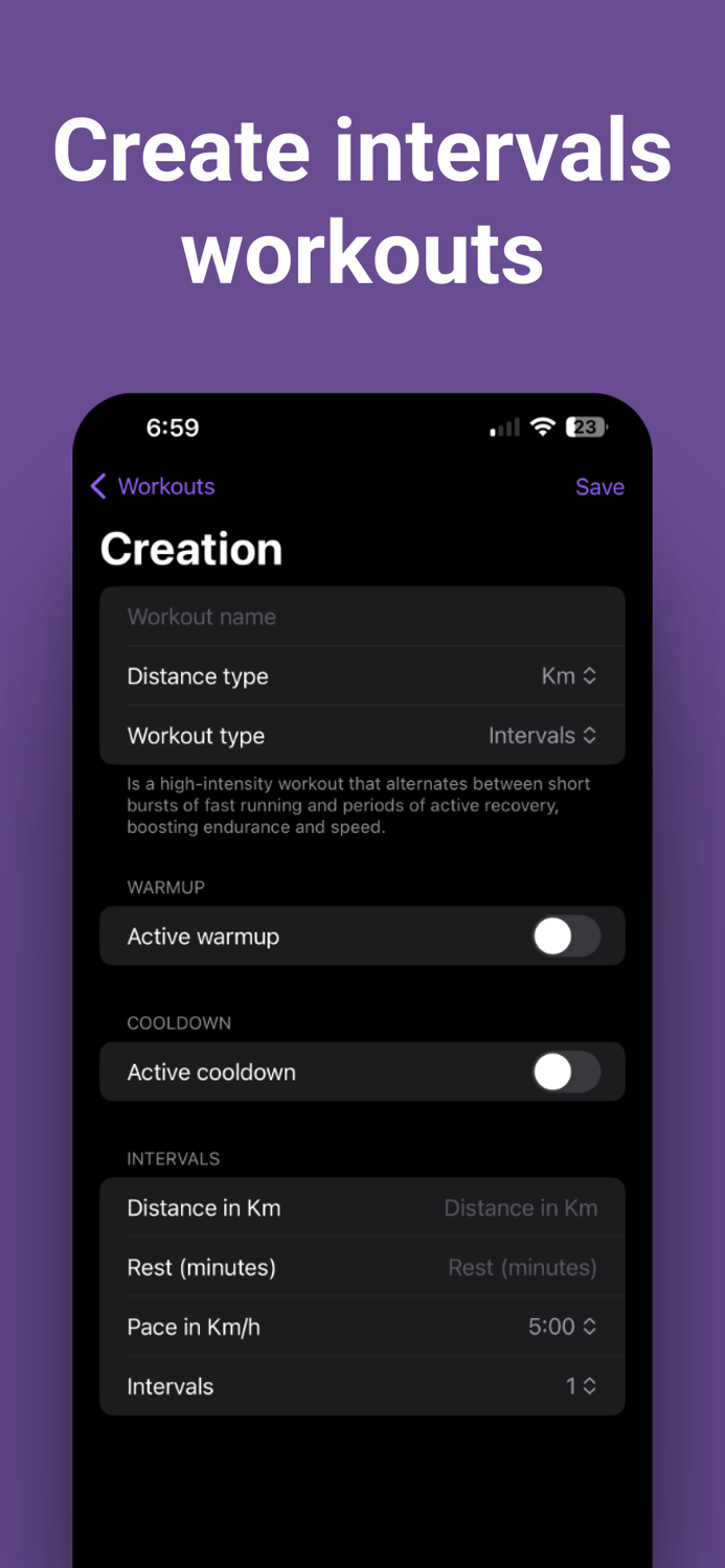 IntervalUp - Runs and Fartleks
