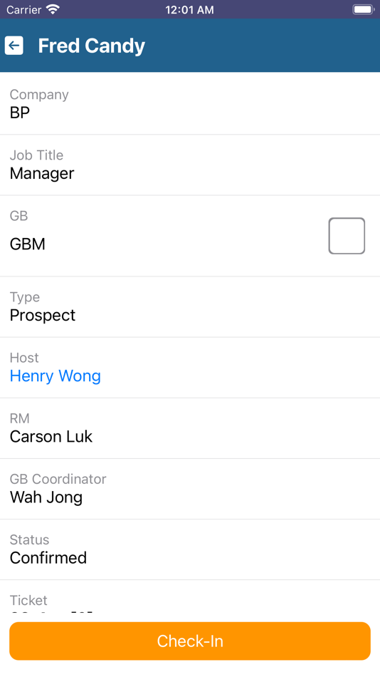 #3. GMS Check-in App (iOS) Podle: Internad Limited