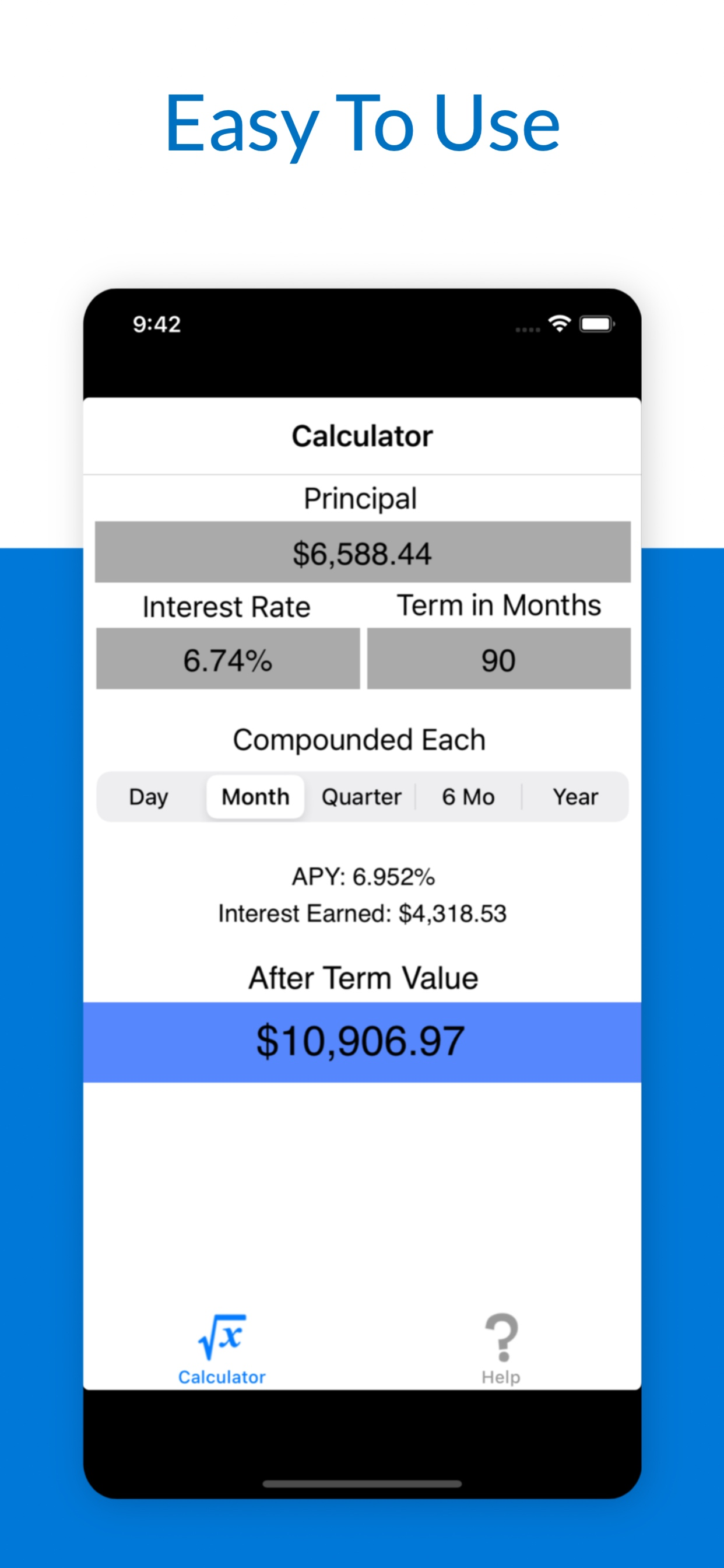 CD Check - Mobile Calculator