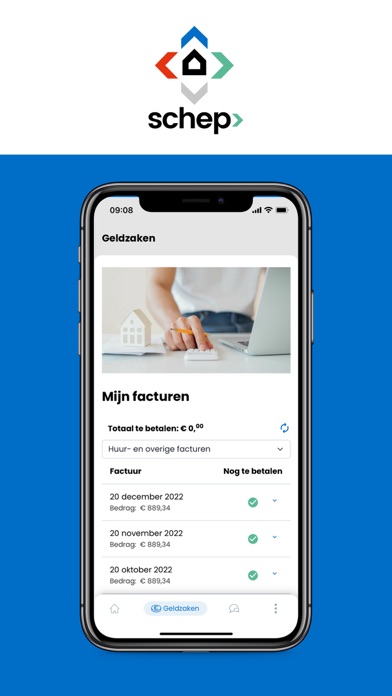 Schep app Screenshot
