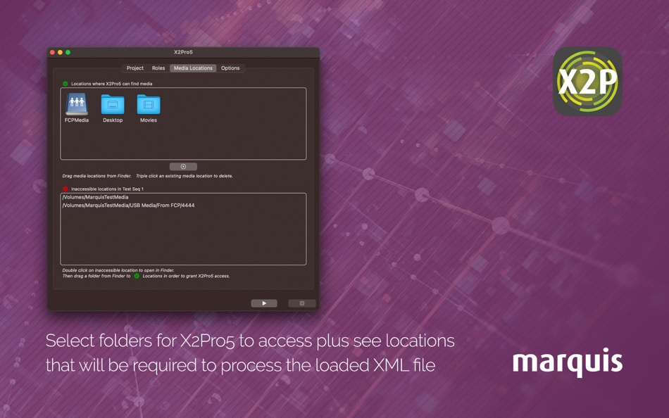 #4. X2Pro5 (macOS) Podle: Marquis Broadcast