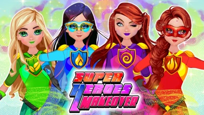 Superhero Girl DIY Makeup Game Screenshot