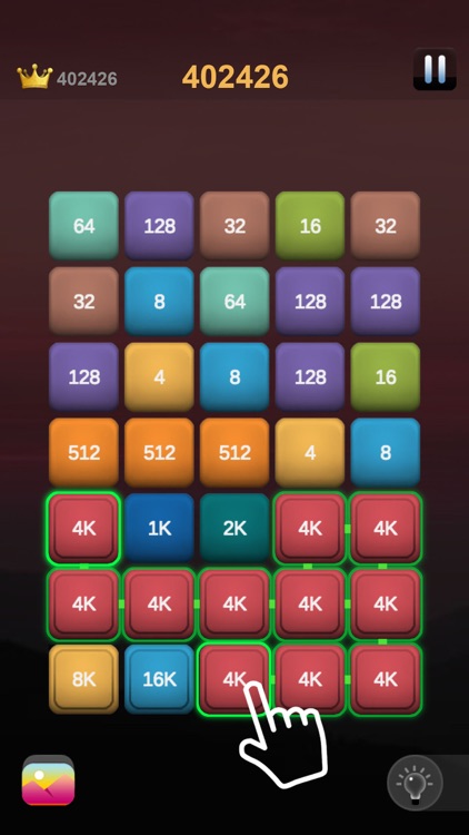 2248 - link 2048 merge puzzle