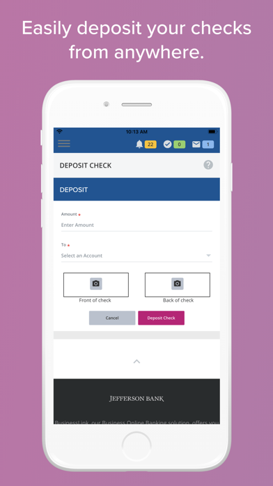 Jefferson Bank - Business Screenshot