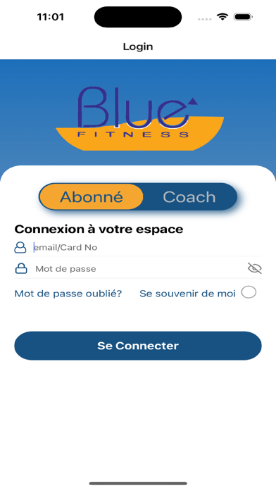 Blue Fitness Screenshot