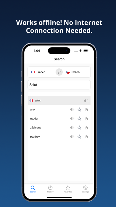 Screenshot #2 pour Dictionnaire Français Tchèque