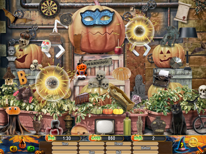Hidden Objects Halloween Ghost