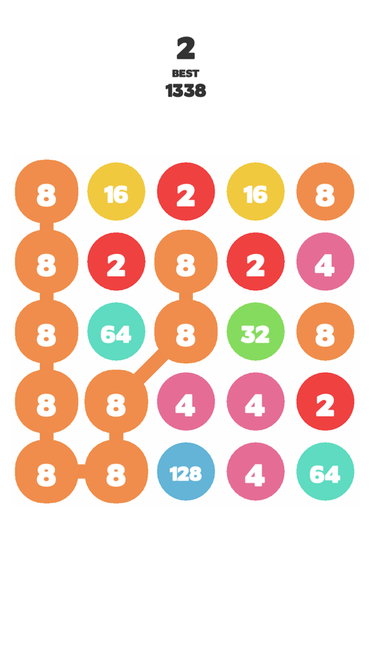 #2. Merge Dots - 2048 Puzzle Games (iOS) 由: Mediaflex Games