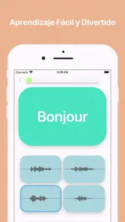 aprenda francés desde cero iphone screenshot 2