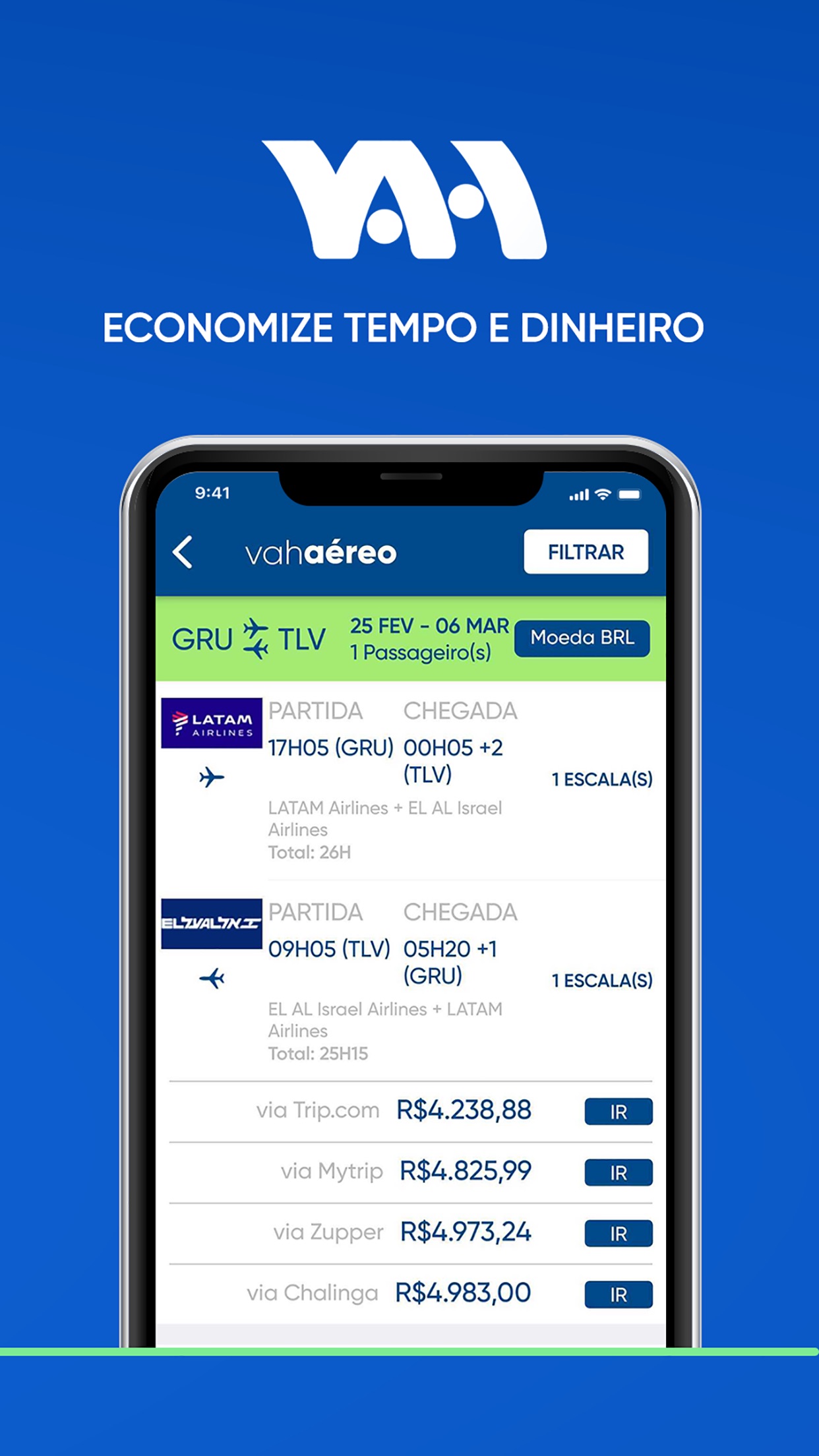 Screenshot do app VAH Comparar e Pesquisar preço