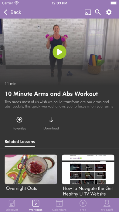 Get Healthy U TV Screenshot