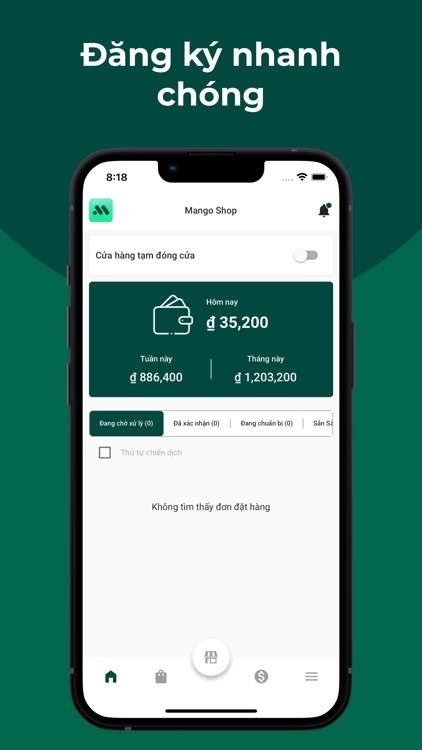 Mango Shop - Ứng dụng cửa hàng