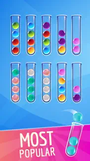 ball sort: color sort puzzle iphone screenshot 3
