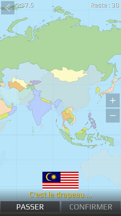 Screenshot #2 pour World Map Quiz (Qbis Studio)