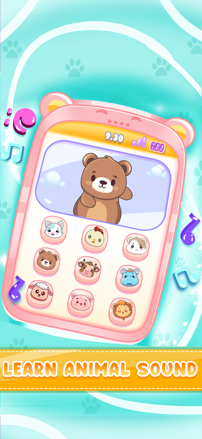 Baby Phone Animal Sound Game