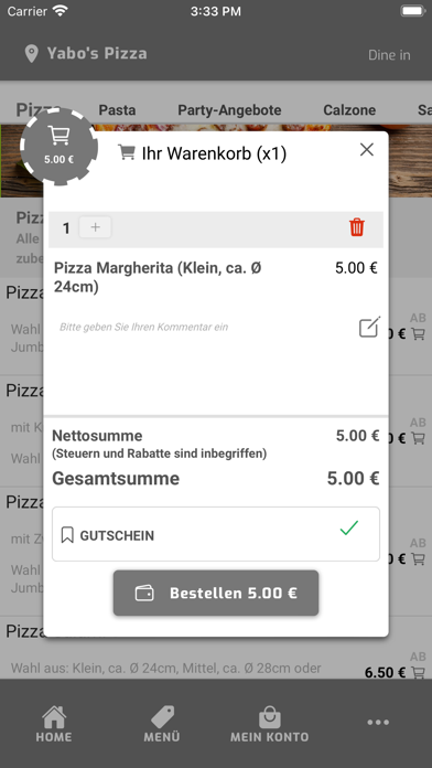 Yabo's Pizza Screenshot 4 - AppWisp.com Yabo's Pizza Screenshot 4 - AppWisp.com