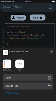 java editor - .java editor iphone screenshot 2